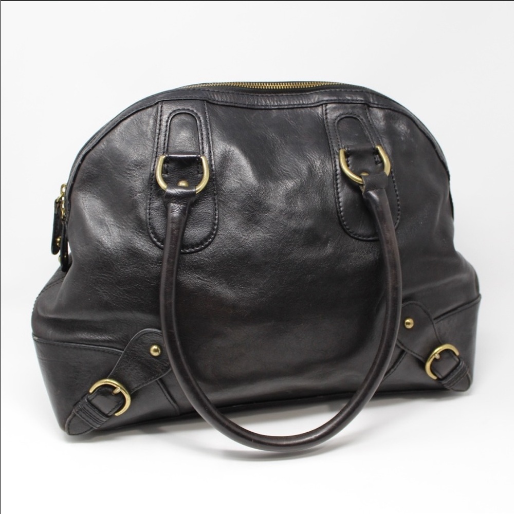 New Banana Republic Leather Bowling Bag